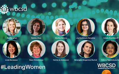 WBCSD announces Leading Women Awards recipients and Panel Pledge to ensure more gender balance and diversity in events